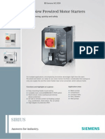 Sirius Prewired Motor Starter