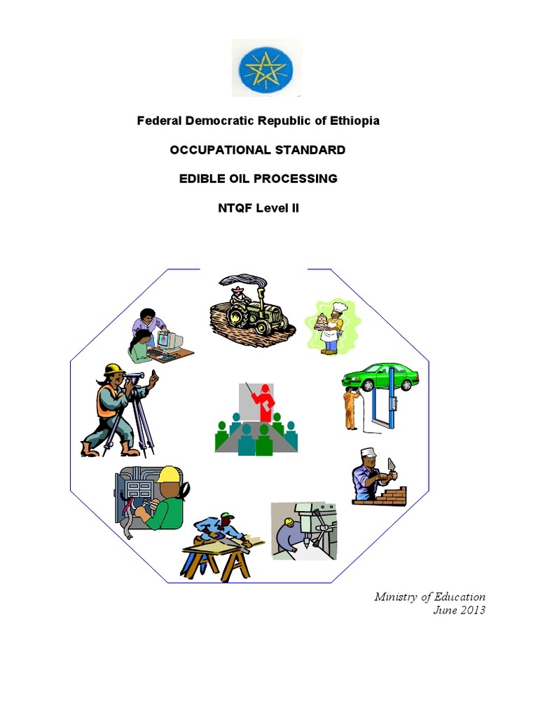 Federal Democratic Republic of Ethiopia Occupational Standard Edible