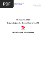 OMS Interlock Test Procedure Sanjiang 6-Final Version