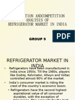 Competition Andcompetition Analysis of Refrigerator Market in India