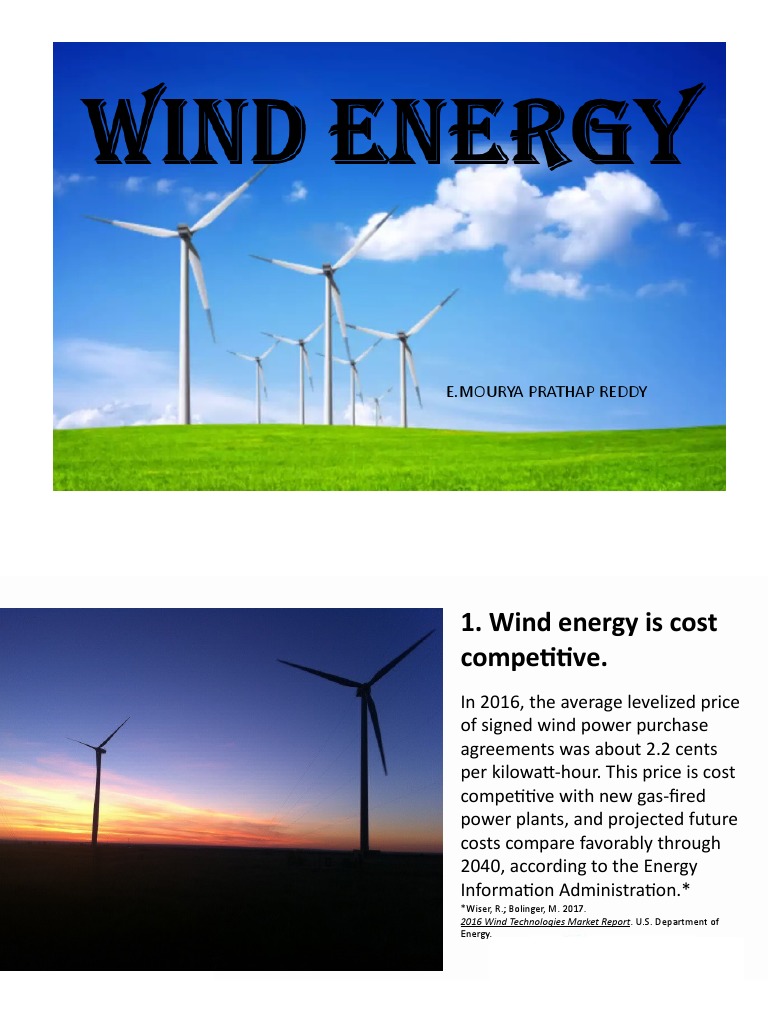 Wind Energy Benefits PDF Wind Power Renewable Resources