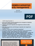 1-Managemen Kapasitas