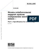 Bs 7861 Part 1 2007 Strata Reinforcement Support System Components in Co