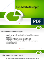 AEC1 Market Structure Long Run Maket Supply and Market Efficiency