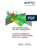 M.Sc. Internship project modelling and application of Seabed logging in reservoir evaluation