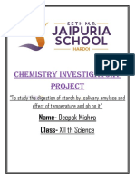 Chemistry Investigatory Project