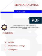 LEC-QB-8 Arrays - One Dimensional