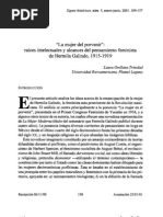 La Mujer Del Porvenir. Laura Orellana