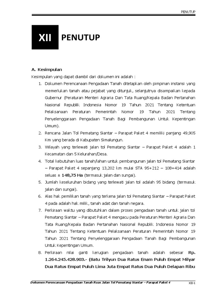 Closing Remarks List