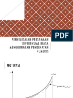 Penyelesaian Persamaan Diferensial Biasa Menggunakan Pendekatan Numeris