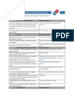 Dominos Call Script Scenarios B V2