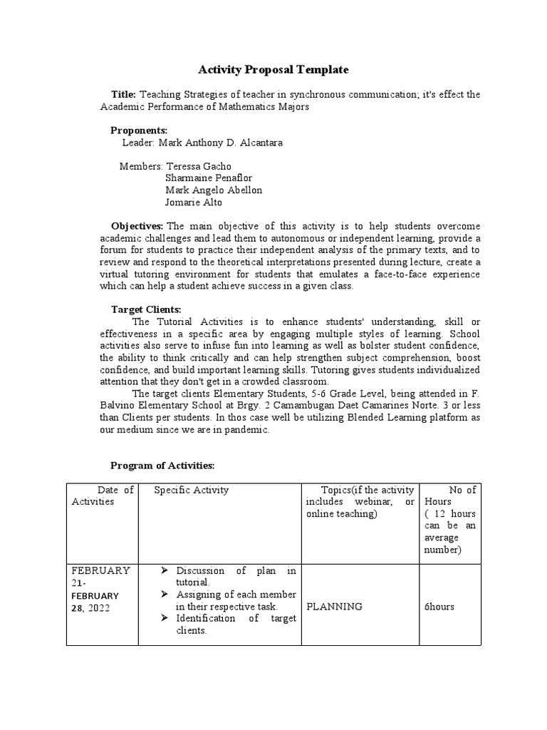 activity-proposal-template-pdf-teaching-method-educational-technology