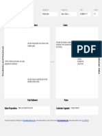 Value Proposition Canvas Print