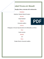 Ecuaciones de rectas y distancias en Geometría Analítica