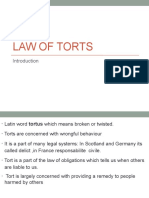 Law of Torts Week 1.1