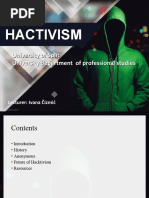 HACKTIVISM