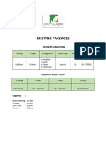 Meeting Packages