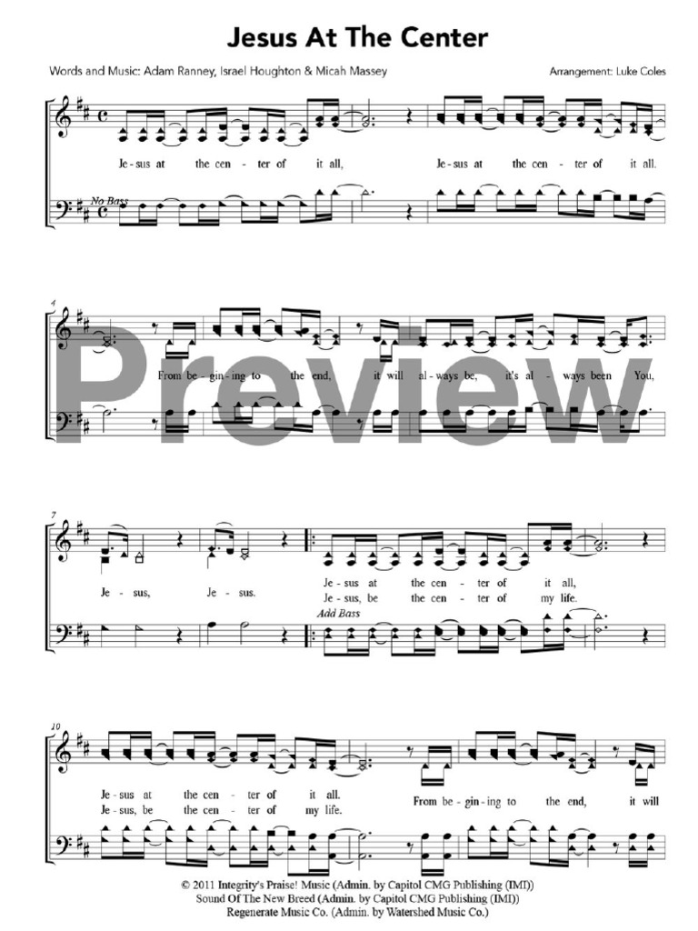 Jesus At The Center Pdf