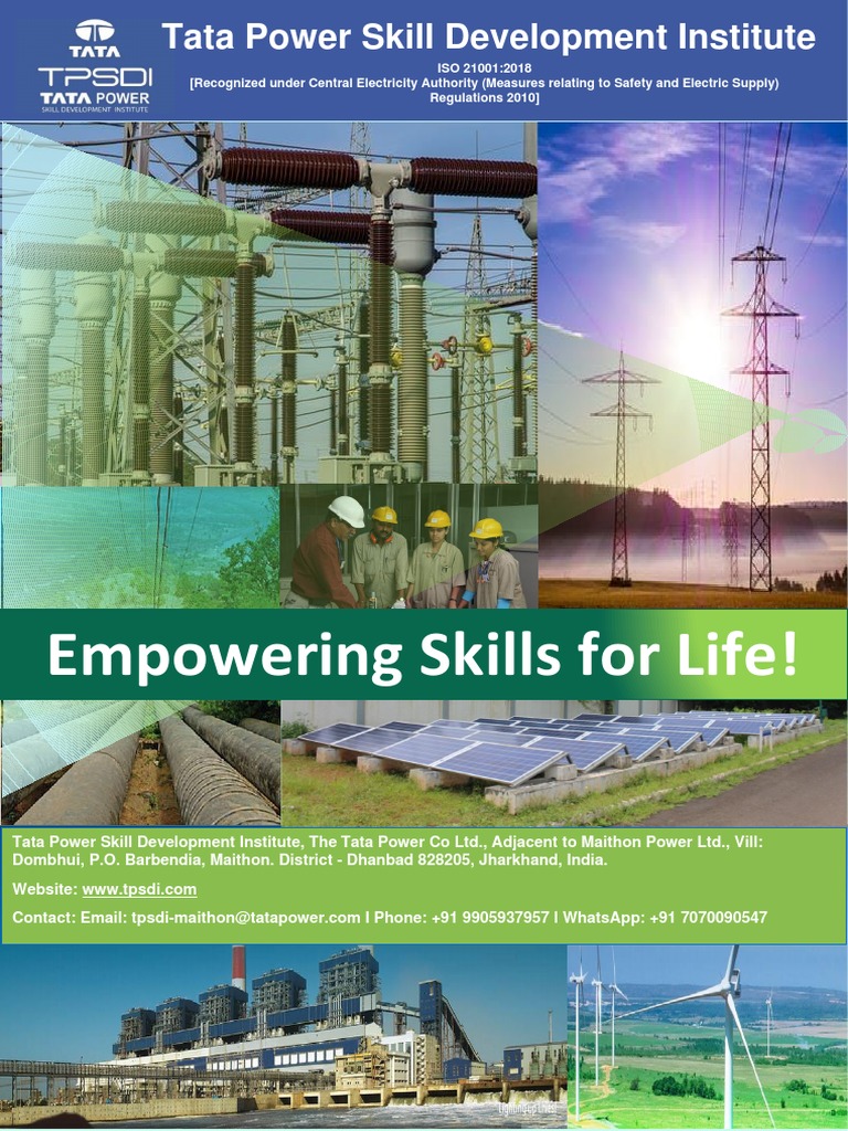 TPSDI Maithon: Skill Training Courses | PDF | Engineering | Solar Energy