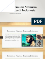 Penemuan Manusia Purba Di Indonesia