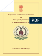 West Bengal Panchayati Raj Institutions Report 2016