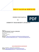 Emissivity Measurement Apparatus