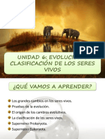 UD 6 - Evolución y Clasificación de Los Seres Vivos