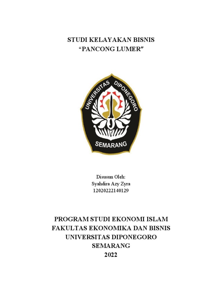 Laporan Kelayakan Usaha Pancong Lumer | PDF