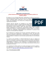 ONPE publica revista Elecciones