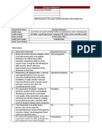 TE - Internal Audit Summary Report