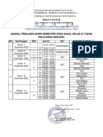 Jadwal Pas Kelas Xi Paling Fix