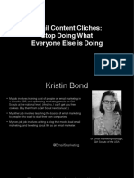 Email Content Cliches Stop Doing What Everyone Else Is Doing