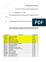 Jadwal Ujian