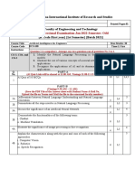 AI For Engineers Second Sessional Test QP (19.1.2022)