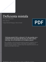 Deficienta Mintala