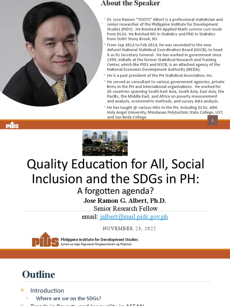 Sdgs In Ph Pdf Poverty Poverty Homelessness