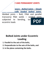 Unit III Temporary and Permanent Joints