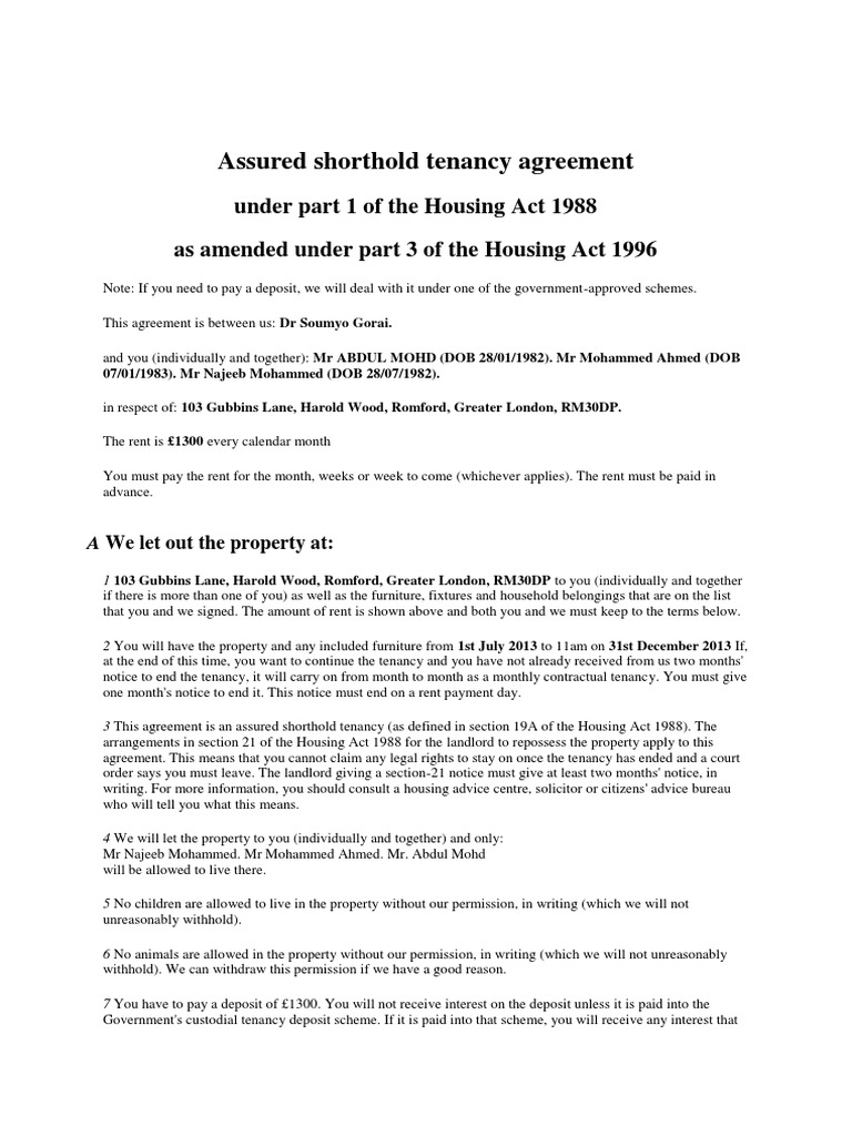 assured-shorthold-tenancy-agreement-pdf-leasehold-estate-property