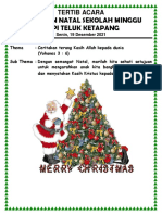 Acara Natal Sekolah Minggu