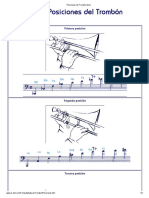 Posiciones Del Trombon Tenor