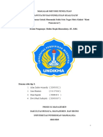 Makalah Metode Penelitian Kuantitatif Dan Penelitian Kualitatif