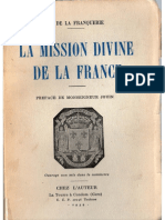 Marquis de La Franquerie-La Mission Divine de La France-1939