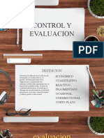 Control y Evaluacion