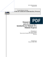 Manual de Usuario para La Descarga e Instalación de Minitab 18 y Minitab Express