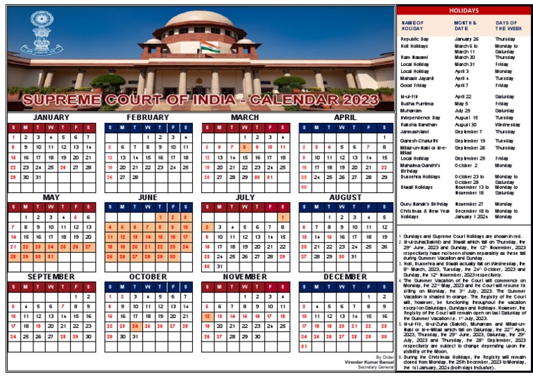 Sci Calender 2023 | PDF | Public Holiday | Religious Holidays