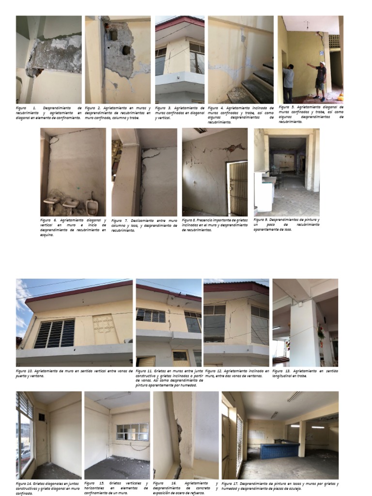 Análisis De Edificios Dañados Por Sismo Pdf