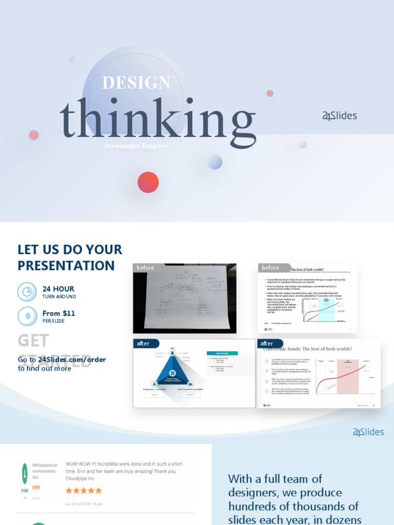 Design Thinking Ppt Creative Pdf Economies Business