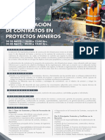 Iimp Curso Especializado Administracion de Contratos en Proyectos Mineros