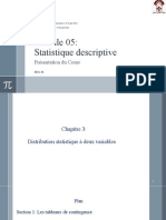 Chapitre 3 - Distribution Statistique À Deux Variables