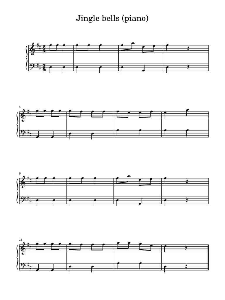 Jingle Bells (Piano) PDF